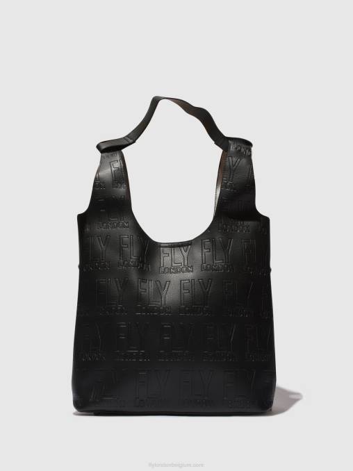 zwart Fly London vrouwen schoudertassen deja737 V2B0785