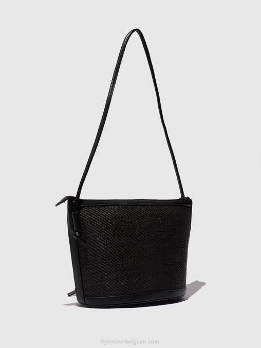 zwart Fly London vrouwen schoudertassen doni732 V2B0788